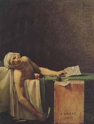 Jacques-Louis David The death of marat (mk02) china oil painting image